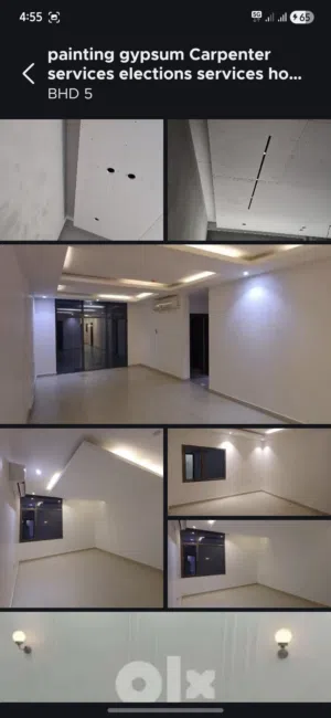 plumbing service  gypsum design  carpenter  tile fixing painting gypsum building maintenance civil