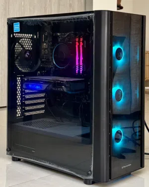 Gaming PC with monitor NOC- NVIDIA GeForce (RTX 4070) , intel core i5-12400F, ram: 1 TB