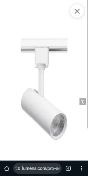 Track Light LED LUMINA adjustable WITH 12 FEET 3PHASE ALUMINUM Track For ceiling or wall Hangings.