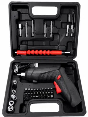Cordless Electric Screwdriver Tool Set مفك كهربائي لاسلكي دريل