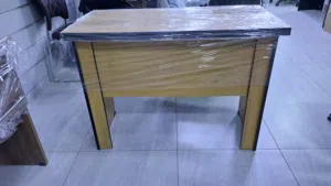 مكتب دراسي خشب مع درجين ومفتاحين طاولة