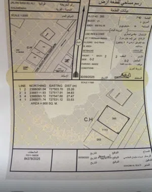 Commercial Land for Sale in Al Sharqiya Ja'alan Bani Bu Ali