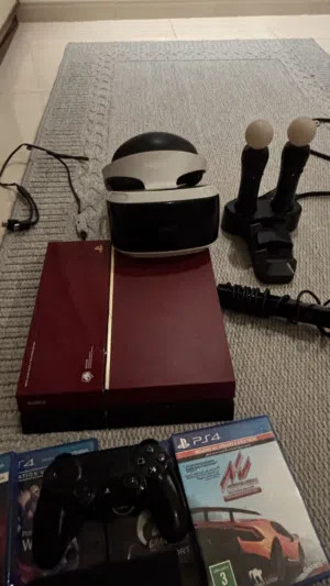 بلايستيشن 4 نسخه ميتل قير + VR