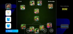 حساب eFootball أسطوري  قوة جماعية 3106  تشكيلات نجوم / compte pes