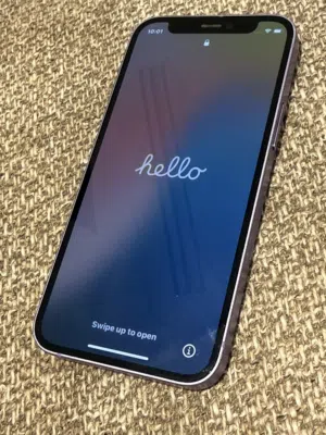 ايفون ميني 12 ذاكره 64 ب65 وتساب فقط
