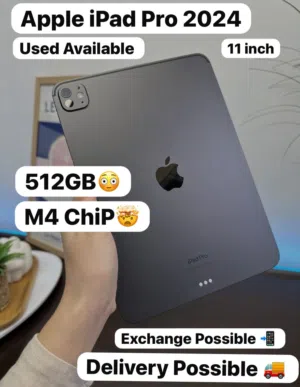 Apple ipad pro M4 512GB 11Inch clean Amazing 100% battery Health New condition