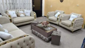 طقم كنب خشب سويد