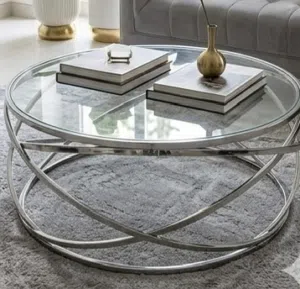 Luxury Silver & Glass Coffee Tables”
