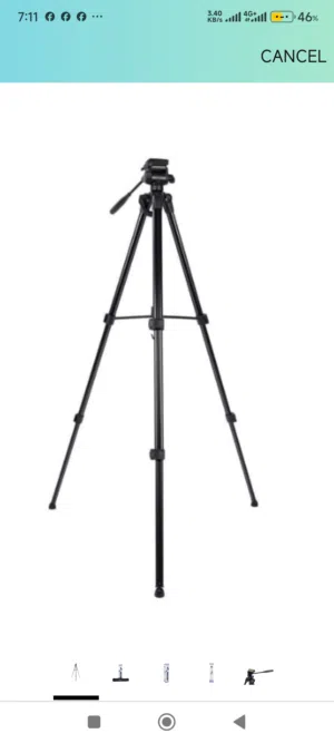 promage tr410حامل ثلاثي القوائم عالي التحمل مصمم للكاميرات ومعدات الفيديو