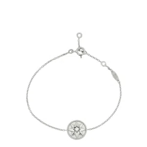 اسورة  au750 Dior اصليه ذهب ابيض عيار 18k