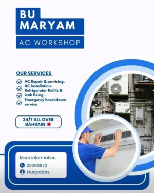 Air conditioning, Refrigerator and Washing machines services and maintenance