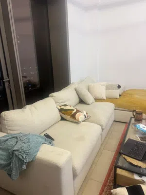 L SOFA FROM PAN HOME 1 YEAR USED - SO CLEAN