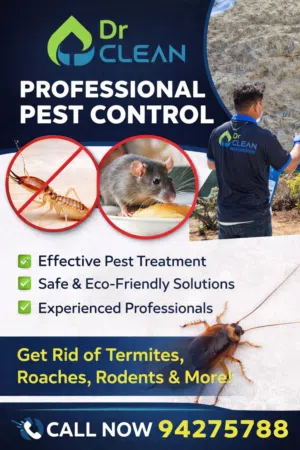 خدمات إبادة الفئران ومكافحة الآفات Pest control services