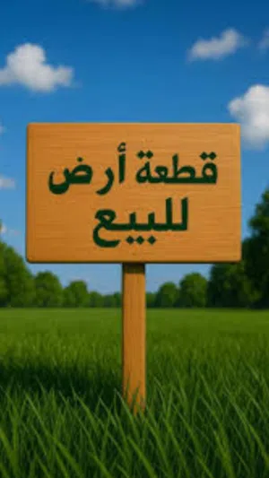 قطعة ارض للبيع في الرمله _قصر بن غشير