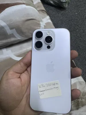 iPhone 16 pro 256gb With dots with 2 geniune msgs All orignal