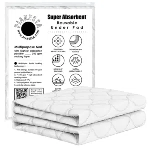 Reusable Super Absorbing  underpads   Both human and pet safe grade Size (120*120 white)
