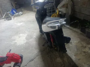 دراجه الون ابيض