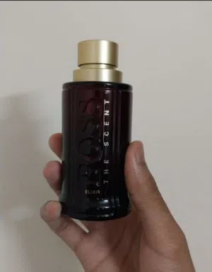 hugo boss the scent elixer 100ml original perfume slightly used