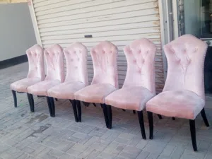 6كراسي مال طاولة طعام نظيف