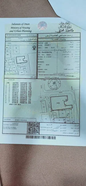 أرض سكنية بها منزل قائم على شاطئ السيفة