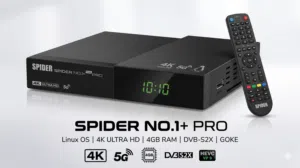 Spider No.1+ Pro  ريسيفر سبايدر No.1+ برو الأقوى بنظام لينكس