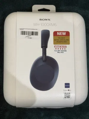 Sony wireless headphones WH-1000XM6 Midnight Blue