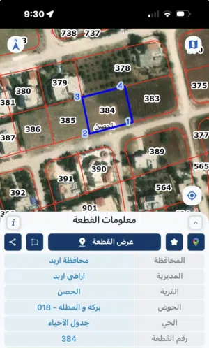 Residential Land for Sale in Irbid Al Husn