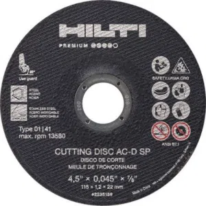 4.5" Premium Steel & Stainless Steel Cutting Disc – 115mm x 1.2mm x 22.2mm  Industrial Grade 4-1/2"