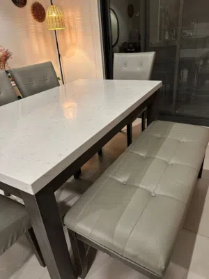 Dining table with chairs