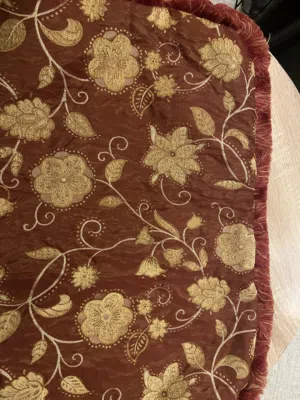 كفرات لطقم كنب صالون ثنائية + ثلاثية قماش ثقيل و فاخر بحالة ممتازة