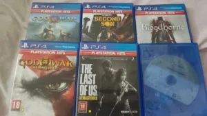 سبع اشرطة العاب سوني بلايستيشن 4 PS4 7 cd games
