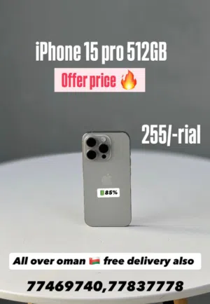 iPhone 15 Pro 512 GB All good condition device available