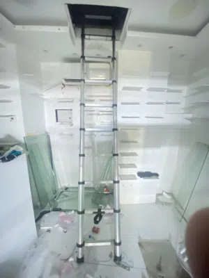 Topman Straight Ladder, STAL10 Aluminium, 10 Steps, 150 Kg Loading Capacity