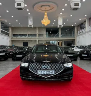 (Genesis .G90 )  سحرالاسود،فخامة جنيسس  موديل : 2022  المسافة المطوعة : 46 الف  المواصفات  فتحة