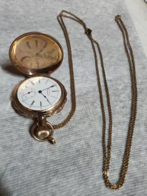 Vintage 1892-1893 American Waltham Grade K Size 6s Gold Filled Pocket watch.