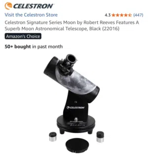 Celestron Signature Series Moon