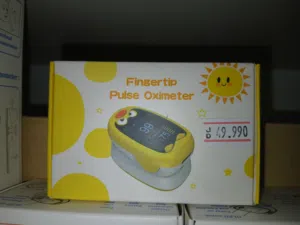 جهاز اوكسيميتر طبي للاطفال لقياس نسبة الاكسجين بالدم للرضع كفالة سنة Pulse Oximeter for Kids