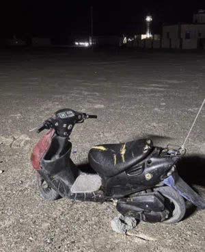 دراجه بطه 60cc لون احمر عددها 60 كم