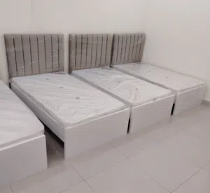Bed and mattress and cupboard selling.