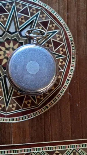 ساعة جيب انتيكا سويسرية فضة خالص 999 الحالة جيدة جدا