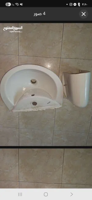 مغسلة Vitra (فيترا) أصلية مع نصف قاعدة - حالة ممتازة للبيع