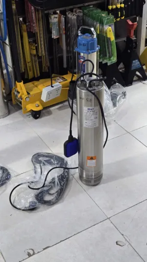 غطاس ماء مضخة شفط مياه نقل الماء من بئر طوي حصان واحد فيه بويه يرفع 40 متر Water pump  1 HP