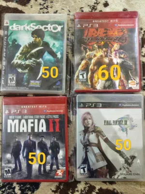 العاب PS3 - XBOX 360  للبيع والاسعار موضحة في الصور