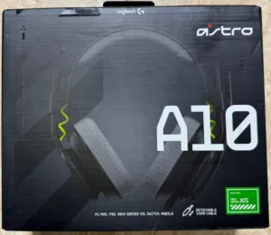 Logitech Gaming Headsets In Box with Accessories