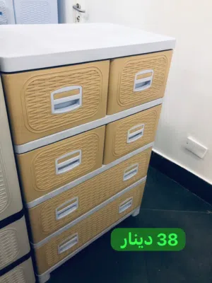 خزانة رفوف 6 جوارير 4 طوابق 38 دينار