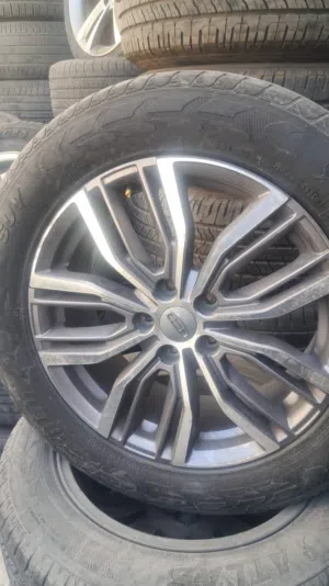 جنط GEELY مقاس 18 اصلي مع اطارات مستعمل بحالة الوكاله