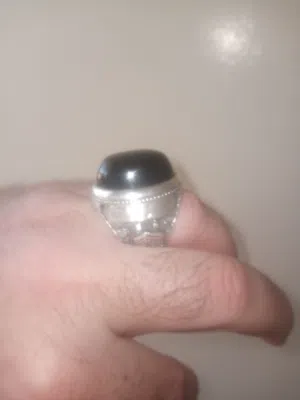 خاتم فضه صياغة يدوية وزن 36,5