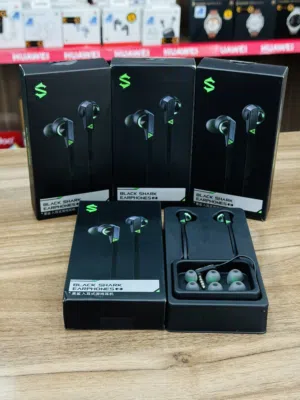 سماعة بلاك شارك للالعاب ومكالمات مسمار كوع مائل للأسفل BLACK SHARK EARPHONES 2 3.5mm