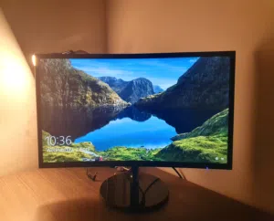 samsung 24" curved monitor