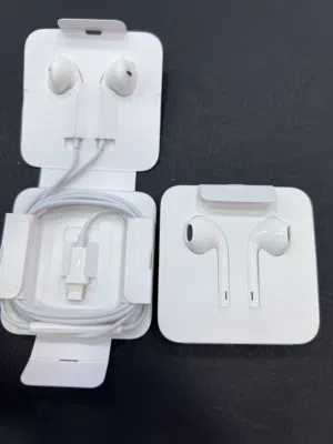 HeadSet Apple Original 100% سماعات ايفون الاصلية بكفالة خطية من المحل 6 شهور lightning iPhone 7–14PM